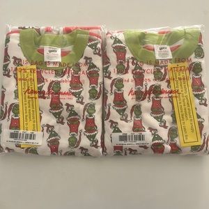 Dr Seuss grinch pajamas - Hanna Andersson Sz 8